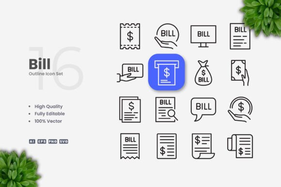 Bill Icons: A Versatile Tool for Modern Designers