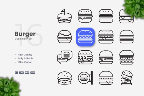 Burger Icons and Simple, Clean Icon Design: A Versatile Tool for Modern Creativity