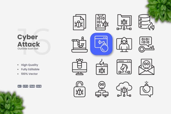 Cyber Attack Icons: Essential Visual Tools