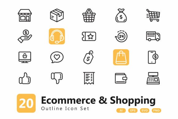 Ecommerce Icon: Enhancing Digital Experiences with Simple, Versatile Design