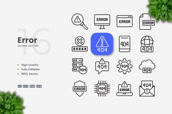 Error Icons: Simple, Clean, and Powerful