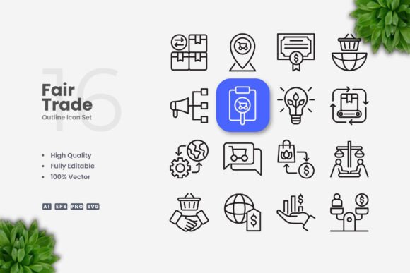 Fair Trade Icons: Strategic Design for Clear Communication and Brand Impact
