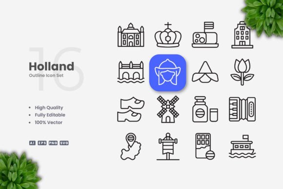 Holland Icons: The Power of Simple and Clean Design for Modern Creatives