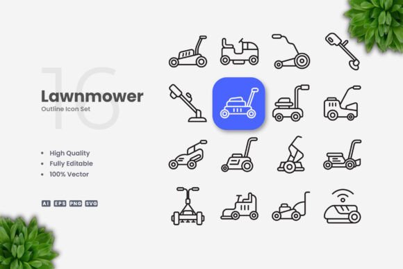 Lawnmower Icons