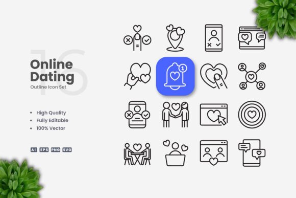 Online Dating Icons: Enhancing Visual Communication for Digital and Print Media
