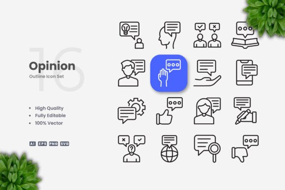 Opinion Icons: A Versatile Design Solution for Modern Projects